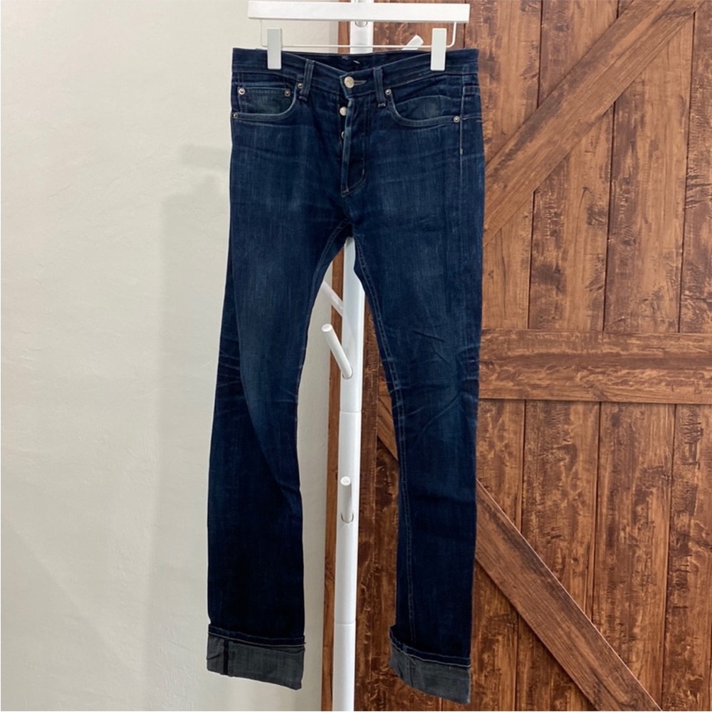 3Sixteen Straight leg Button fly designer jeans